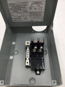 ABB TL270RCUA 70 Amp 2 Space 120/240 VAC Outdoor Load Center 7.5" X 10"