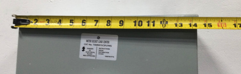 GE TSMR815CSFLFMG 150A 8 Space 1 PH 240V Ringless Main Meter Socket/Load Center