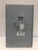General Electric TLM1212R 125A 12S 120/240V Dead Front w/Main 20 1/8" x 12 1/2"