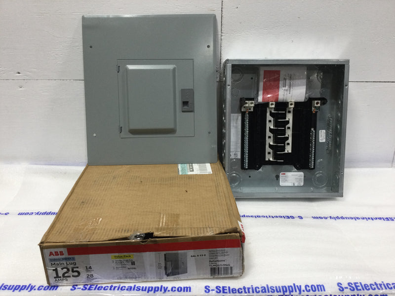 ABB TLMQ1212PAG 125 Amp 14 Space 1PH 120/240V Main Lug Load Center - Flaw
