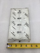 Pass & Seymour TP4-W 4 Gang Unbreakable Toggle Switch Plate in White