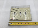 Cooper Wiring PJ3V 3 Gang Unbreakable Toggle Switch Plate in Ivory (Lot of 8)