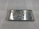 Pass & Seymour SS4 4 Gang Stainless Steel Toggle Switch Plate 8" X 4.5"