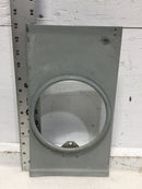 Meter Socket Cover Only Ring Type w/Top Right & Bottom Brackets 13 1/8" x 7 1/4"