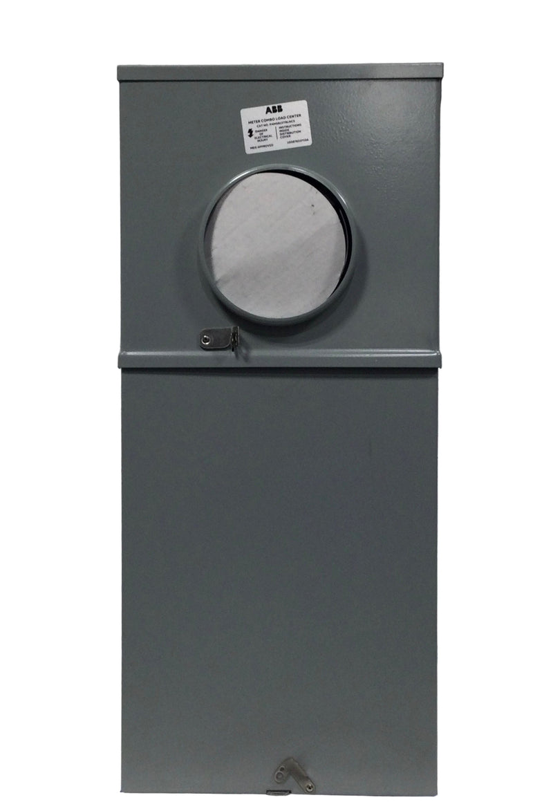 ABB PAMS815TRLNCS 150 Amp 8 Space 1PH 3 Wire 120/240V Meter Socket/Load Center