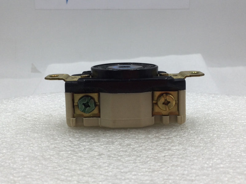 Hubbell HBL2620 30 Amp 2 Pole 3 Wire 250V Nema L6-30R Grounding Receptacle