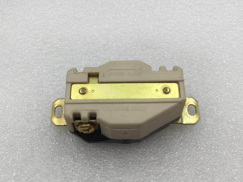 Hubbell HBL2620 30 Amp 2 Pole 3 Wire 250V Nema L6-30R Grounding Receptacle