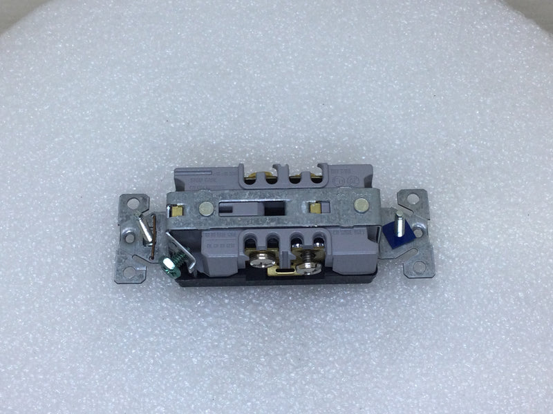 Cooper 6352BK-BU 20 Amp 2 Pole 125V Duplex Receptacle