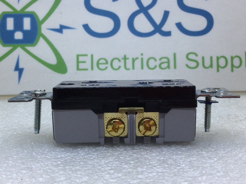 Cooper 6352BK-BU 20 Amp 2 Pole 125V Duplex Receptacle