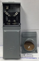 Midwest R011C010 100 Amp 3 Space 1 PH 3W 120/240V Meter Socket/Power Outlet