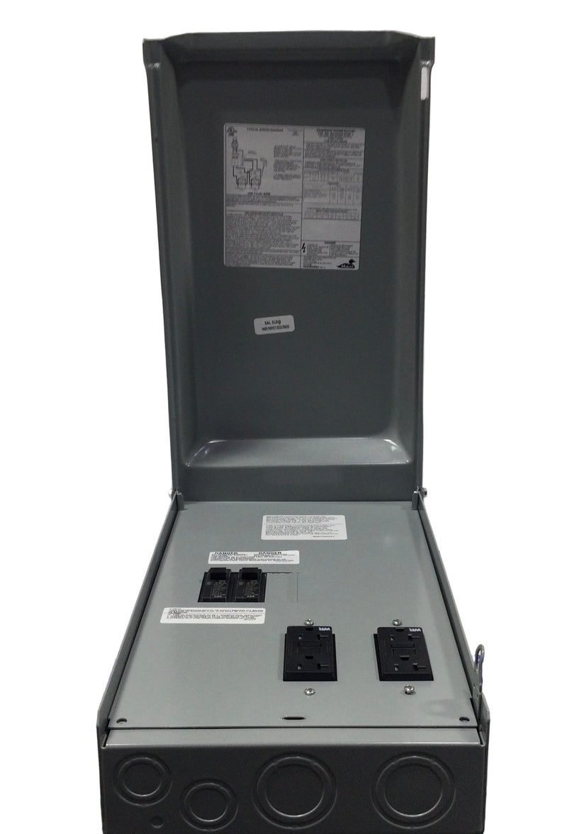 Midwest R011C010 100 Amp 3 Space 1 PH 3W 120/240V Meter Socket/Power Outlet