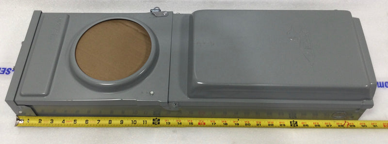 Midwest R011C010 100 Amp 3 Space 1 PH 3W 120/240V Meter Socket/Power Outlet