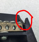 ITE 11 Position 6-14 AWG Neutral/Isolated Grounding Bar 5 1/4" x 2 1/8"