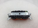 Leviton 5362-IG 20 Amp 125V 2 Pole Isolated Ground Duplex Receptacle - Orange