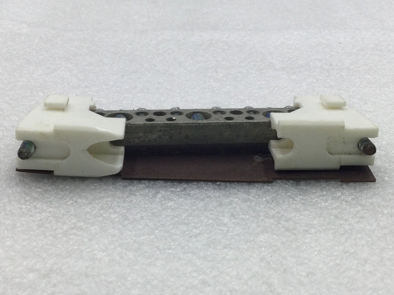 Crouse-Hinds LC006 11 Position 6-14 AWG Neutral/Grounding Bar 5" x 5/8"