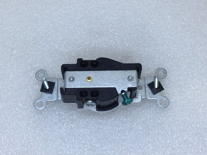 Leviton T5020-W 20 Amp 125V Single Receptacle - White