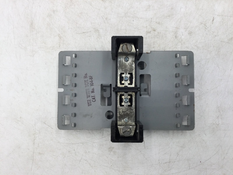 Federal Pacific/FPE 104-8F 2 Space 4 Circuit 100A 120/240VAC Type Stab-Lok (Guts Only)