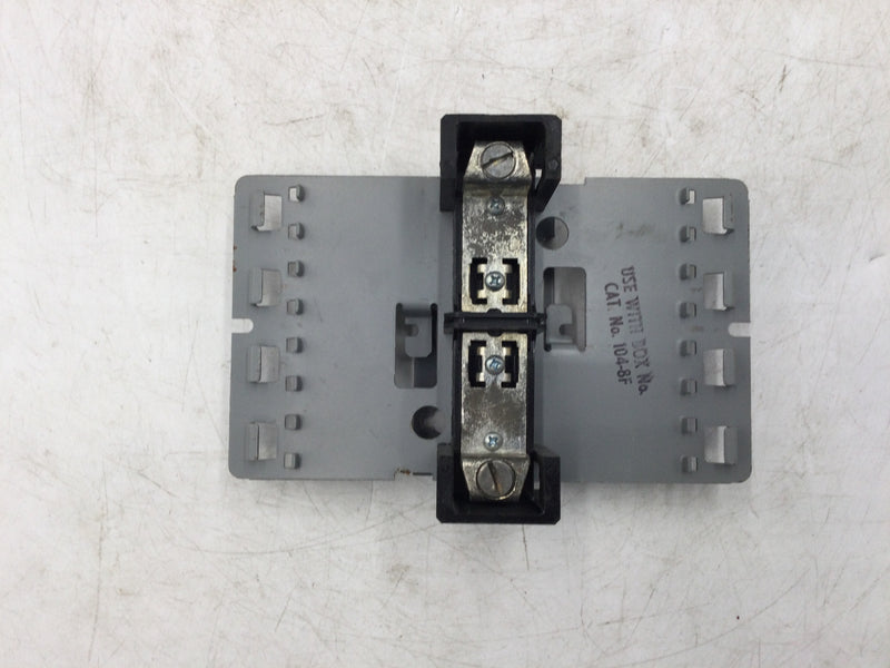 Federal Pacific/FPE 104-8F 2 Space 4 Circuit 100A 120/240VAC Type Stab-Lok (Guts Only)