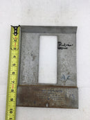 Pushmatic PM8100 Dead Front Only 9 5/8" x 7"