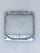 Lot of 12 Mixed Brands 5/8" Raised 4" Square Double Gang Mud Ring