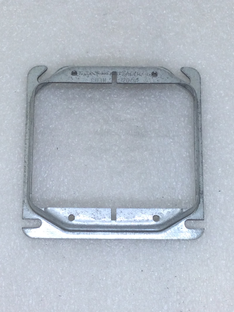 Lot of 12 Mixed Brands 5/8" Raised 4" Square Double Gang Mud Ring