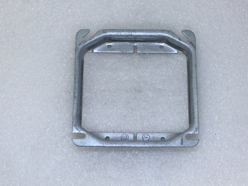 Lot of 12 Mixed Brands 5/8" Raised 4" Square Double Gang Mud Ring