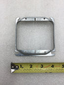 Lot of 12 Mixed Brands 5/8" Raised 4" Square Double Gang Mud Ring