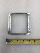 Lot of 12 Mixed Brands 5/8" Raised 4" Square Double Gang Mud Ring