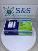 Leviton 5325-WMP 15A 125V Decora Style Duplex Receptacle White Color - LOT of 9