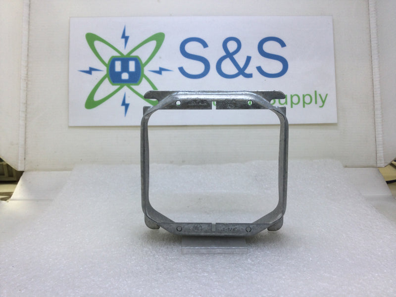 Centaur 1 1/4" Raised 4" Square Double Gang Mud Ring