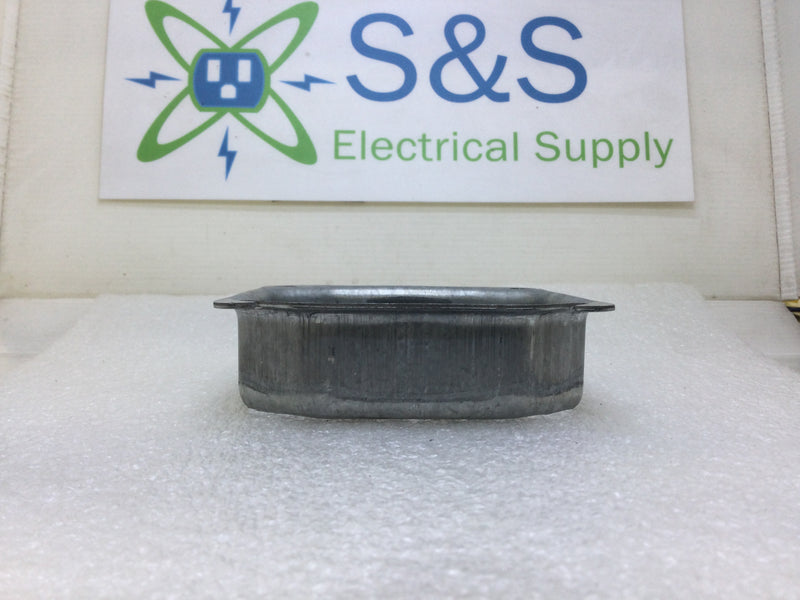 Centaur 1 1/4" Raised 4" Square Double Gang Mud Ring