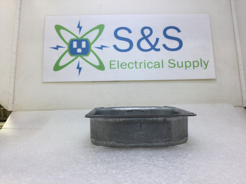 Centaur 1 1/4" Raised 4" Square Double Gang Mud Ring