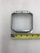 Centaur 1 1/4" Raised 4" Square Double Gang Mud Ring