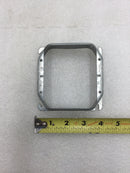 Centaur 1 1/4" Raised 4" Square Double Gang Mud Ring