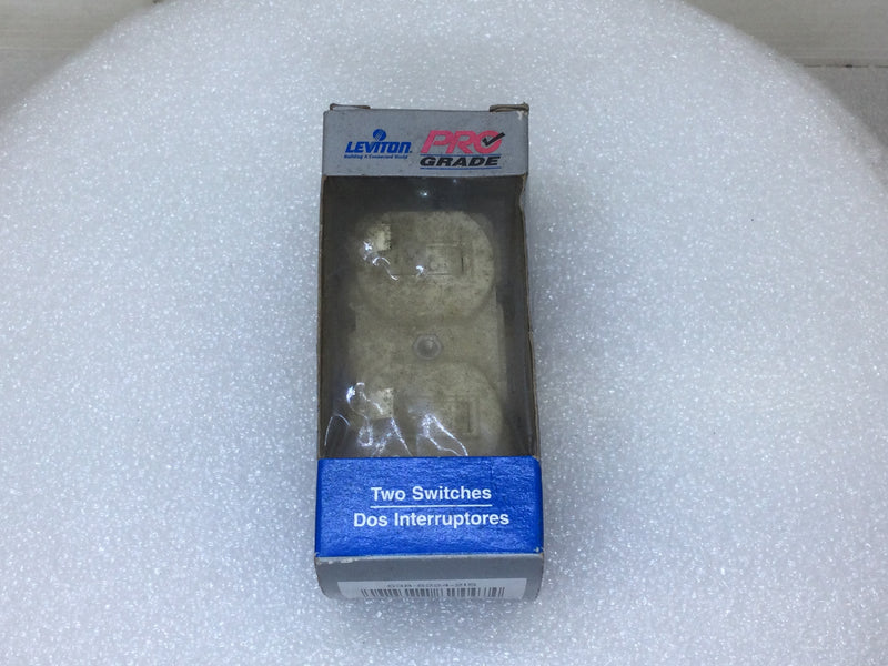 Leviton 5224-2IS 15 Amp 120/277V Combination Single Pole Switches