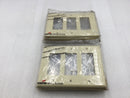 Cooper Wiring PJ263V 3 Gang Unbreakable Decora Style Plate in Ivory (Lot of 14)