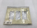 Cooper Wiring PJ263V 3 Gang Unbreakable Decora Style Plate in Ivory (Lot of 14)