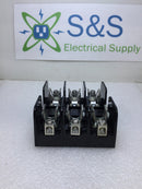 Gould Shawmut Fuse Block 20608R 250V 60-75 Amp 3 Pole