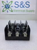 Gould Shawmut Fuse Block 20608R 250V 60-75 Amp 3 Pole