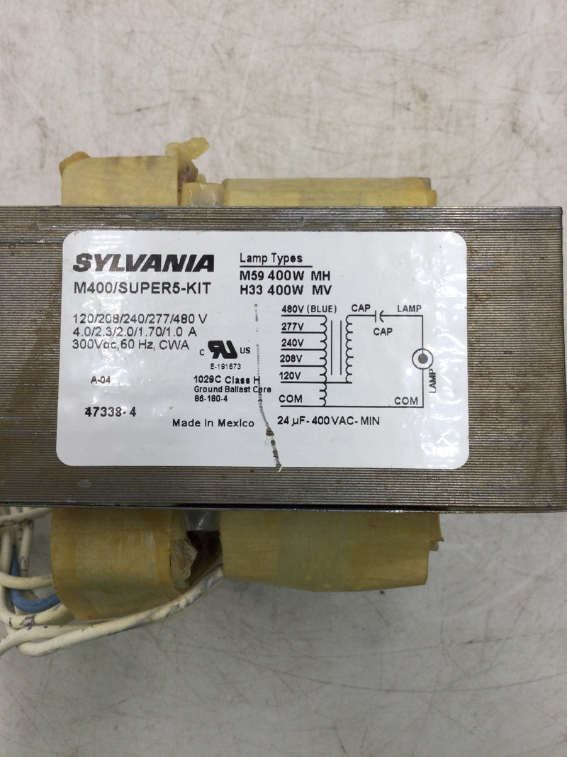 Sylvania M400/Super5-Kit Metalarc Magnetic Ballast Kit with Multiple Voltage Inputs