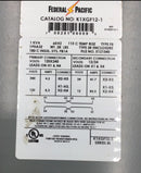 Federal Pacific K1XGF12-1 1 KVA Buck Boost Transformer 120/240 VAC Input 12/24 VAC Output Type FB