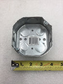 Steel City 54151-1/2&3/4 Metal Octagon Ceiling Box with 1/2" & 3/4" Knockouts