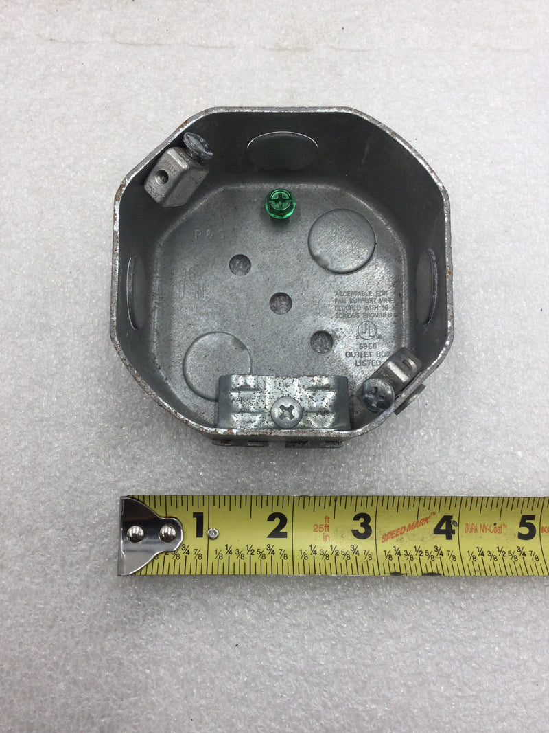 Pass & Seymour 55505 Heavy Duty Ceiling Fan/Fixture Metal Octagon Box