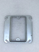 Steel City 52 C 13 1/2" Raised Single Gang Mud Ring for 4" Square Box