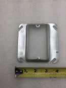 Steel City 52 C 13 1/2" Raised Single Gang Mud Ring for 4" Square Box