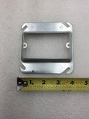 Steel City 52 C 13 1/2" Raised Single Gang Mud Ring for 4" Square Box