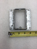 Raco 3/4" Raised 4" Square Single Gang Mud Ring