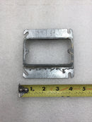 Raco 3/4" Raised 4" Square Single Gang Mud Ring