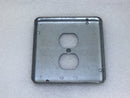 Raco 972 4-11/16" Square Box Duplex Receptacle Cover 1/2" Raised