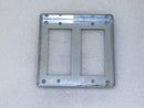 Orbit 4444 Double Gang Decora 4" Square Box Industrial Cover 1/2" Raised